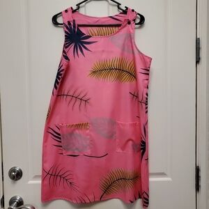 Tropical Pink summer dress
